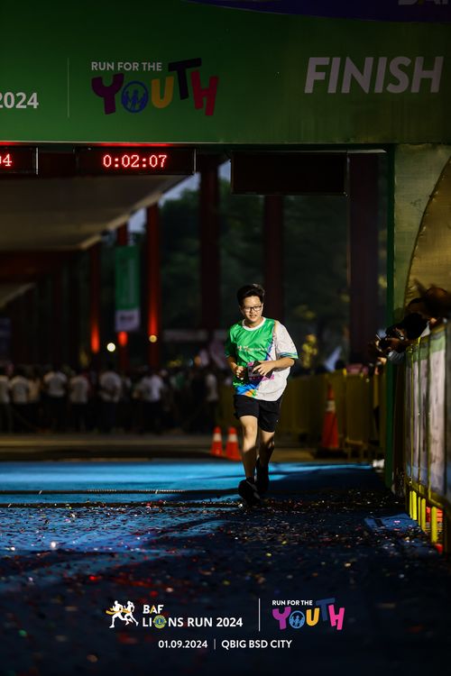 Race photo from BAF LIONS RUN 2024