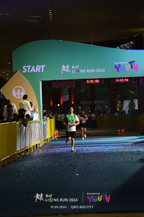 Race photo from BAF LIONS RUN 2024