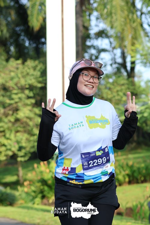 Race photo from Taman Budaya x BOGORUN 2025