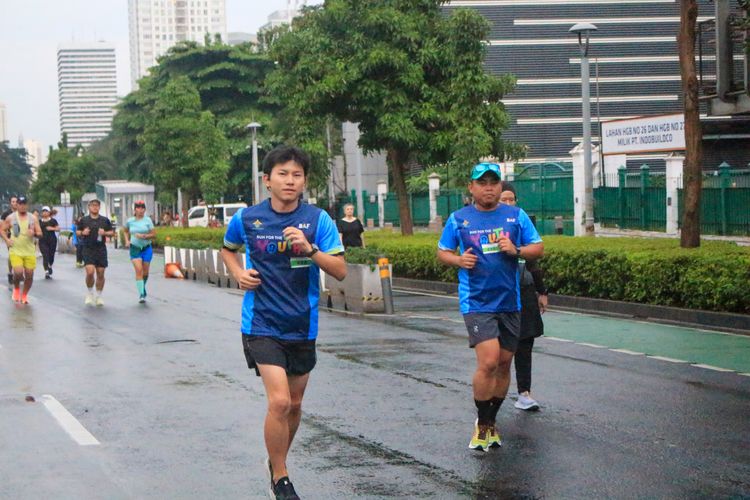Race photo from Road to BAF Lions Run 2024