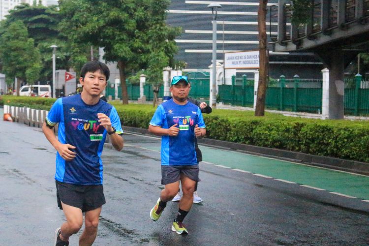 Race photo from Road to BAF Lions Run 2024
