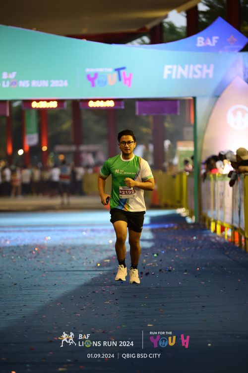 Race photo from BAF LIONS RUN 2024