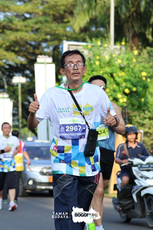 Race photo from Taman Budaya x BOGORUN 2025