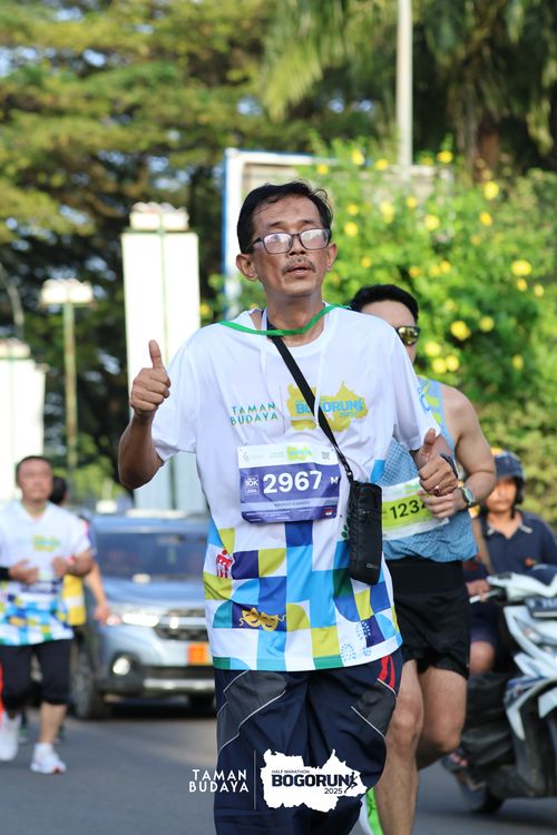 Race photo from Taman Budaya x BOGORUN 2025