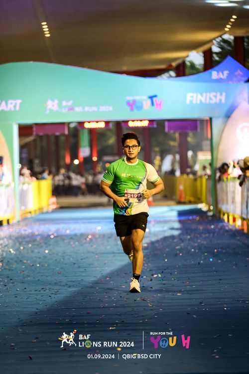 Race photo from BAF LIONS RUN 2024