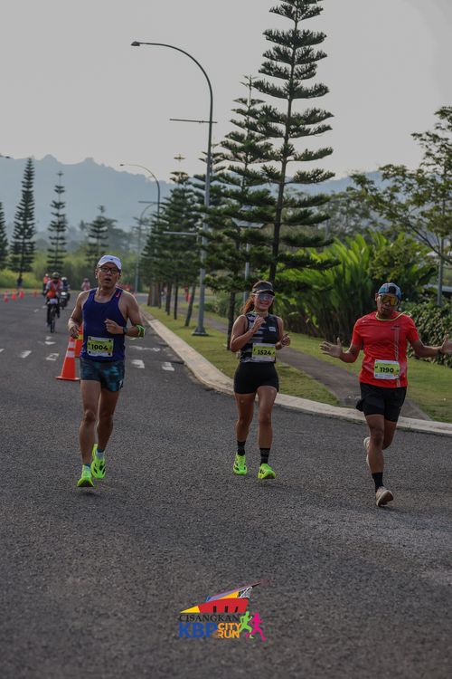 Race photo from CISANGKAN KBP CITY RUN 2025