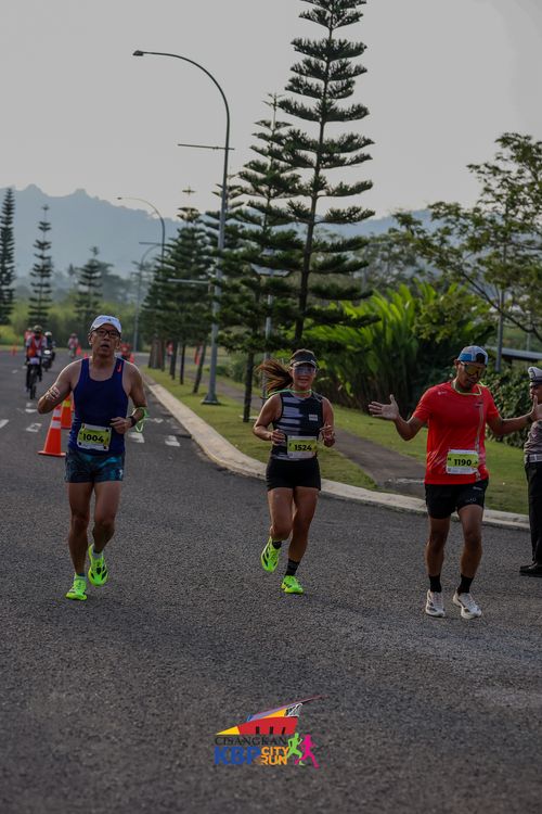 Race photo from CISANGKAN KBP CITY RUN 2025