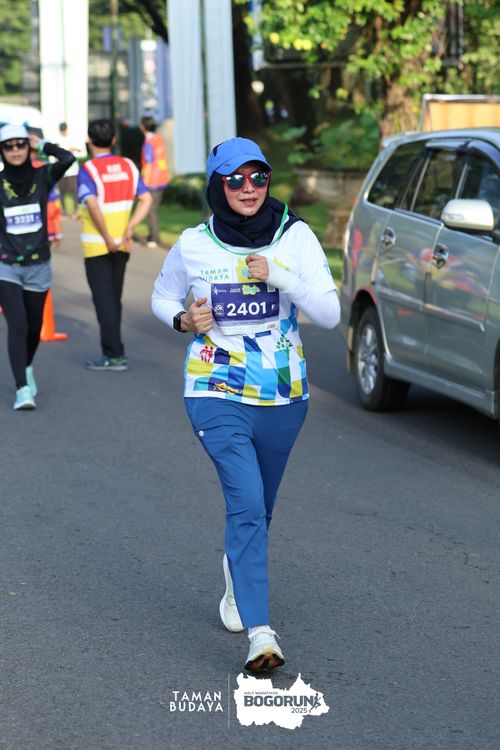 Race photo from Taman Budaya x BOGORUN 2025