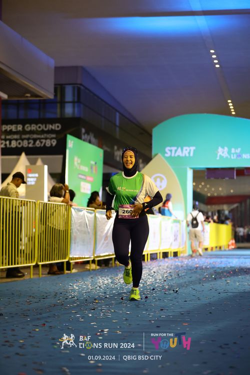 Race photo from BAF LIONS RUN 2024