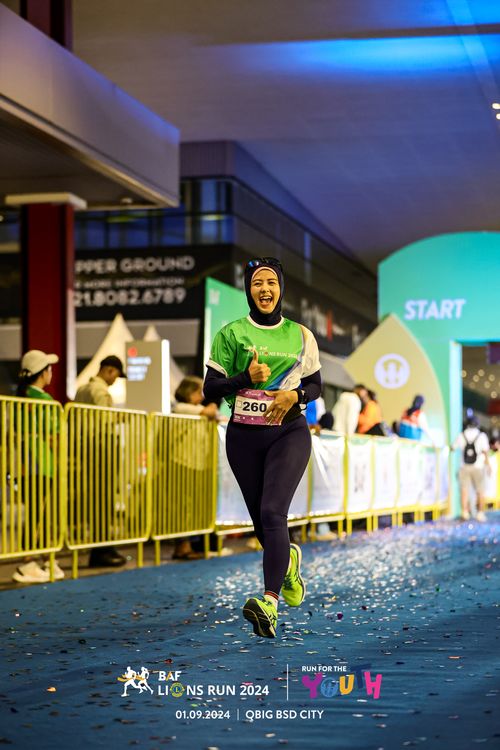 Race photo from BAF LIONS RUN 2024