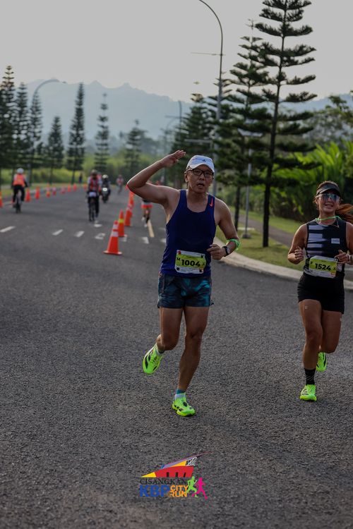 Race photo from CISANGKAN KBP CITY RUN 2025