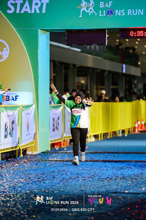 Race photo from BAF LIONS RUN 2024