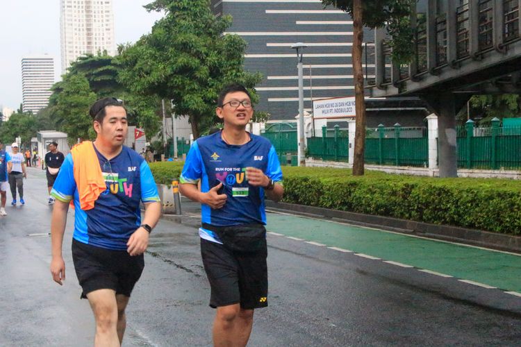Race photo from Road to BAF Lions Run 2024