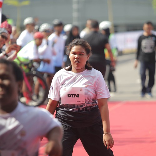 Race photo from KEDIRI HALF MARATHON 2026