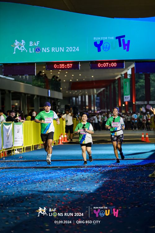 Race photo from BAF LIONS RUN 2024
