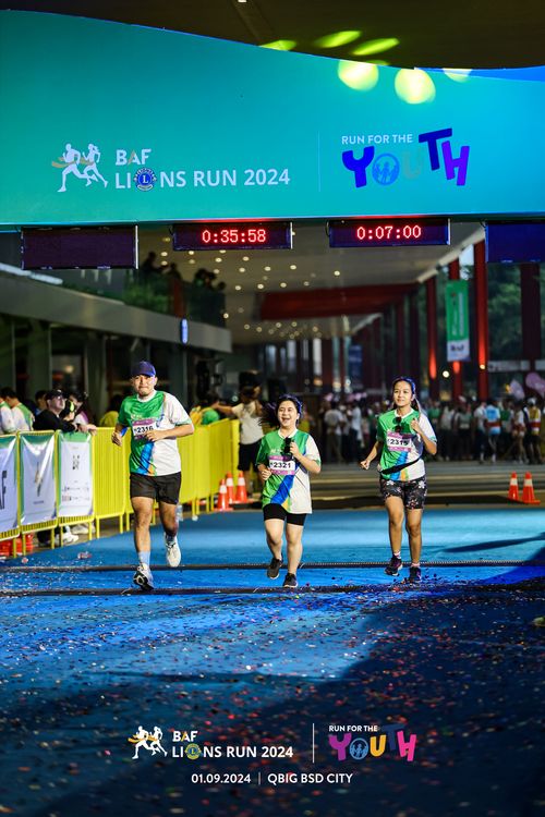 Race photo from BAF LIONS RUN 2024
