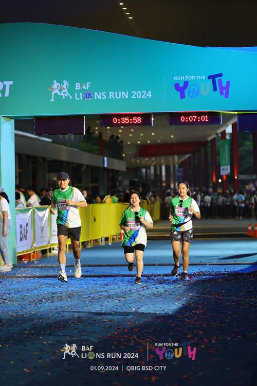 Race photo from BAF LIONS RUN 2024