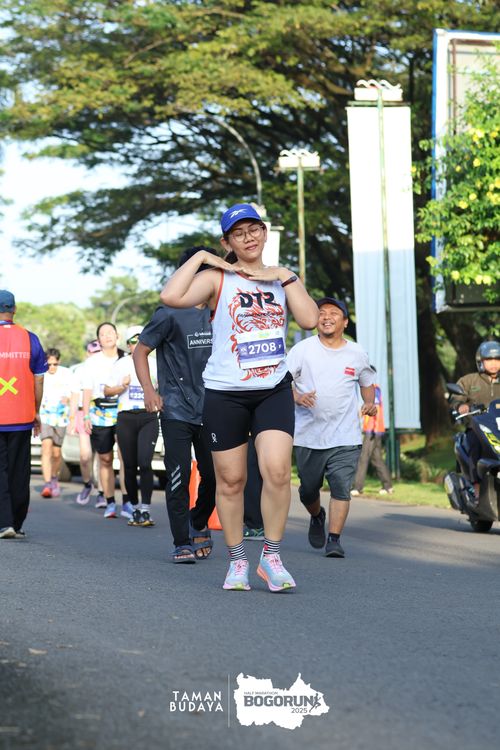 Race photo from Taman Budaya x BOGORUN 2025
