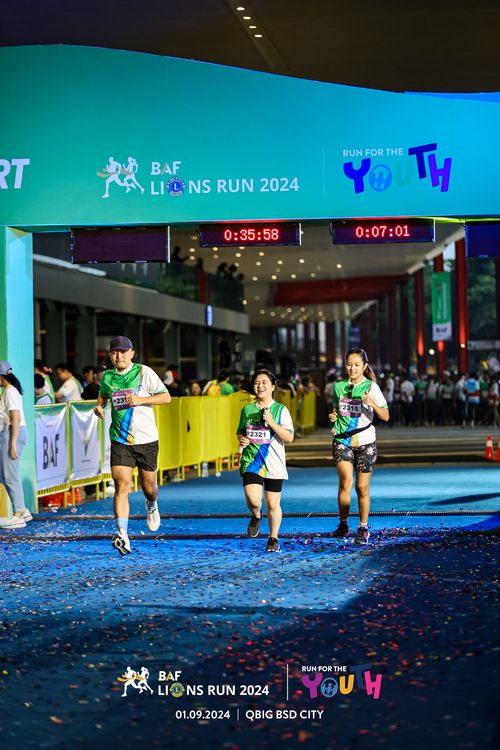 Race photo from BAF LIONS RUN 2024