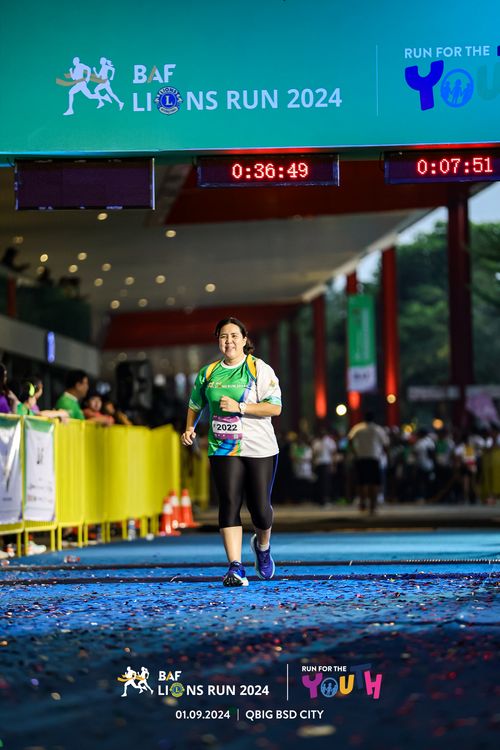 Race photo from BAF LIONS RUN 2024