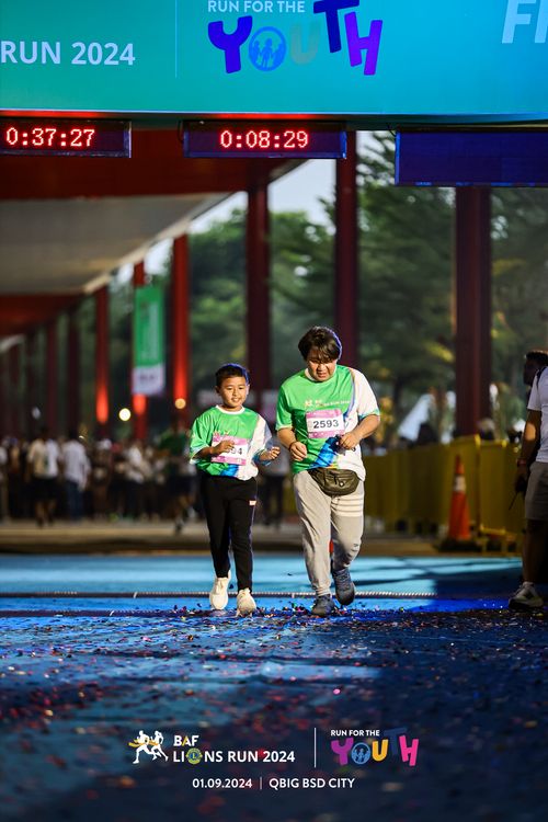 Race photo from BAF LIONS RUN 2024