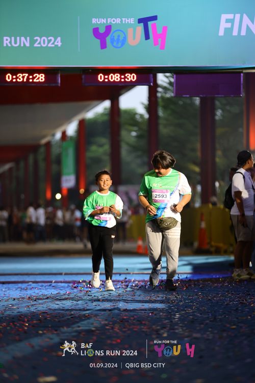 Race photo from BAF LIONS RUN 2024