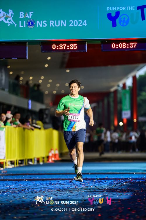 Race photo from BAF LIONS RUN 2024