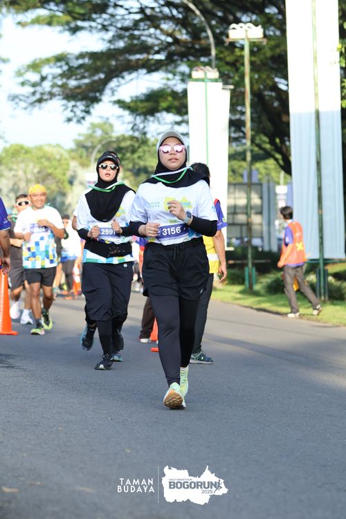 Race photo from Taman Budaya x BOGORUN 2025