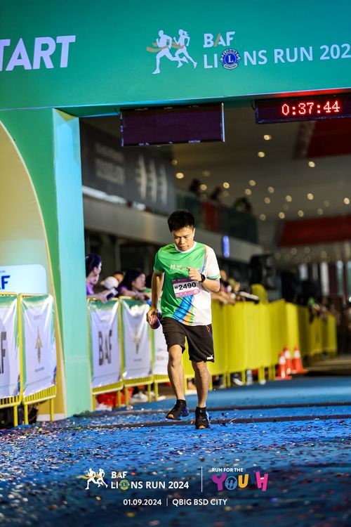 Race photo from BAF LIONS RUN 2024