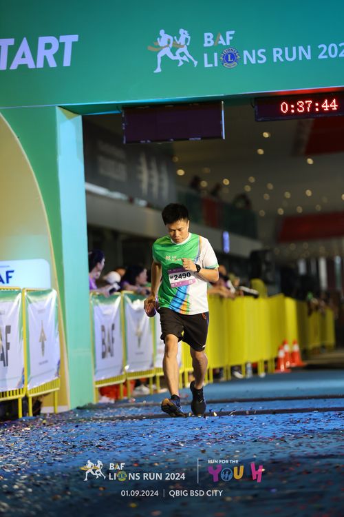 Race photo from BAF LIONS RUN 2024