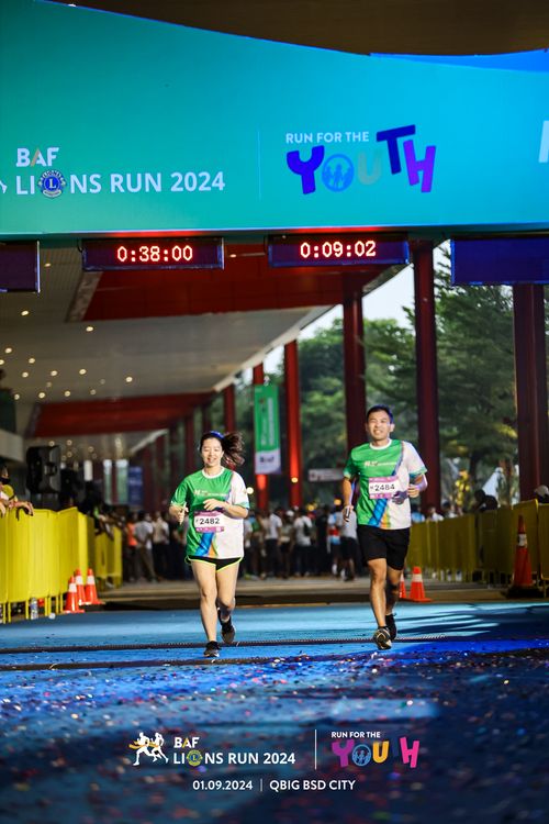 Race photo from BAF LIONS RUN 2024