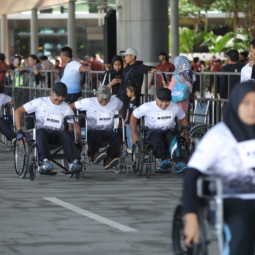 Race photo from KEDIRI HALF MARATHON 2026