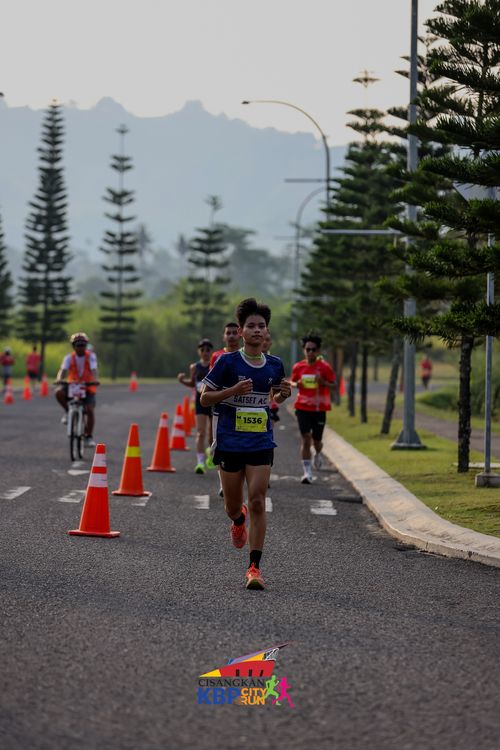 Race photo from CISANGKAN KBP CITY RUN 2025