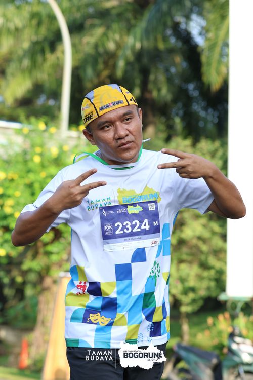 Race photo from Taman Budaya x BOGORUN 2025