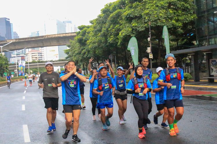 Race photo from Road to BAF Lions Run 2024