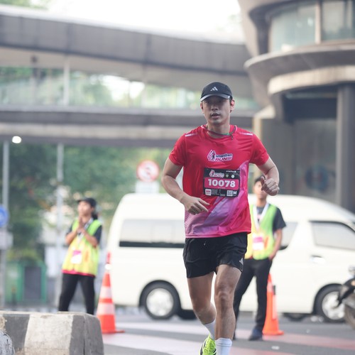 Race photo from SMARTFREN RUN 2026