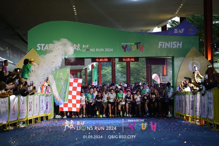 Race photo from BAF LIONS RUN 2024