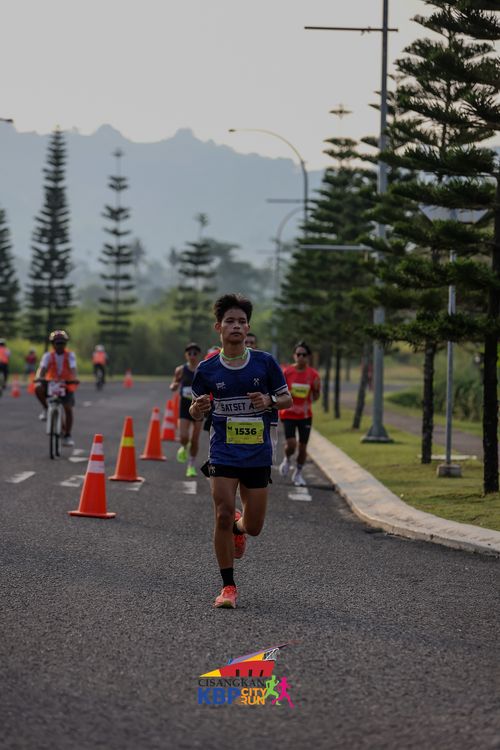Race photo from CISANGKAN KBP CITY RUN 2025
