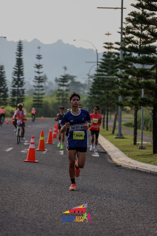 Race photo from CISANGKAN KBP CITY RUN 2025