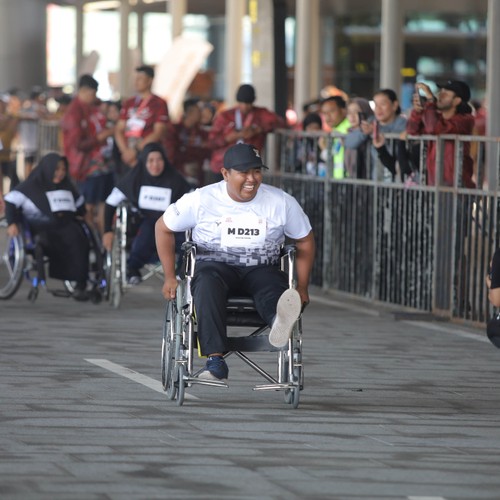 Race photo from KEDIRI HALF MARATHON 2026