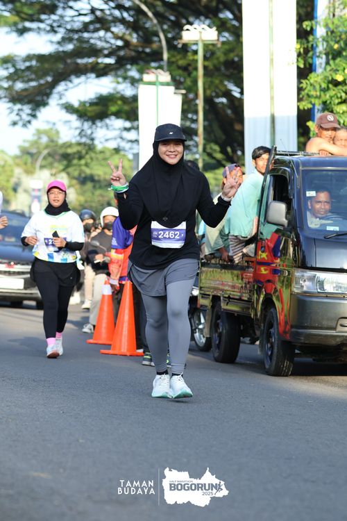 Race photo from Taman Budaya x BOGORUN 2025