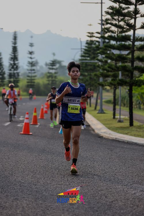 Race photo from CISANGKAN KBP CITY RUN 2025