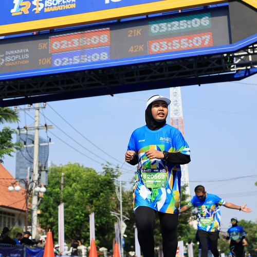 Race photo from SURABAYA ISOPLUS MARATHON 2026