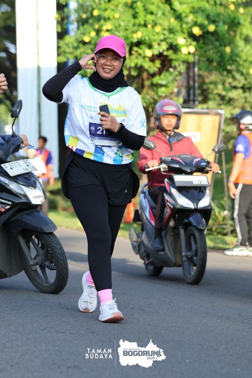 Race photo from Taman Budaya x BOGORUN 2025