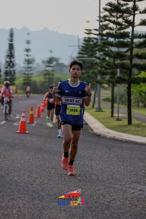 Race photo from CISANGKAN KBP CITY RUN 2025