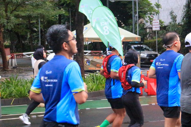 Race photo from Road to BAF Lions Run 2024