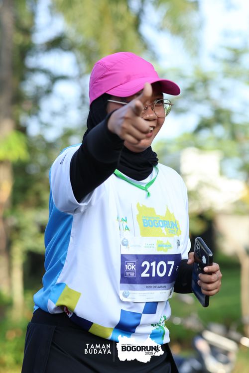 Race photo from Taman Budaya x BOGORUN 2025