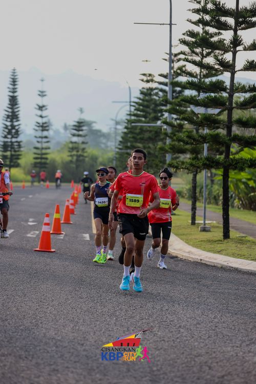Race photo from CISANGKAN KBP CITY RUN 2025