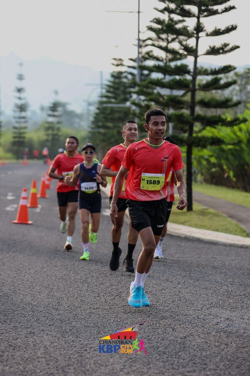 Race photo from CISANGKAN KBP CITY RUN 2025