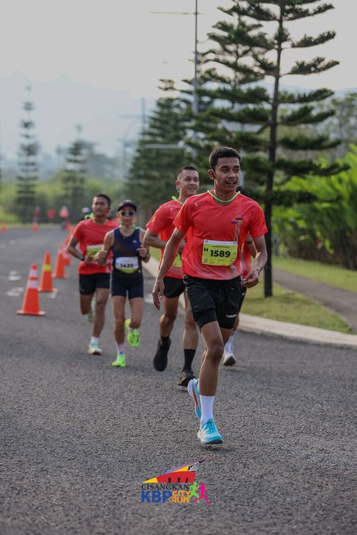 Race photo from CISANGKAN KBP CITY RUN 2025